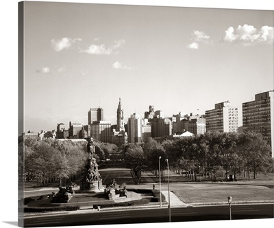 1960's Skyline Philadelphia Pennsylvania USA