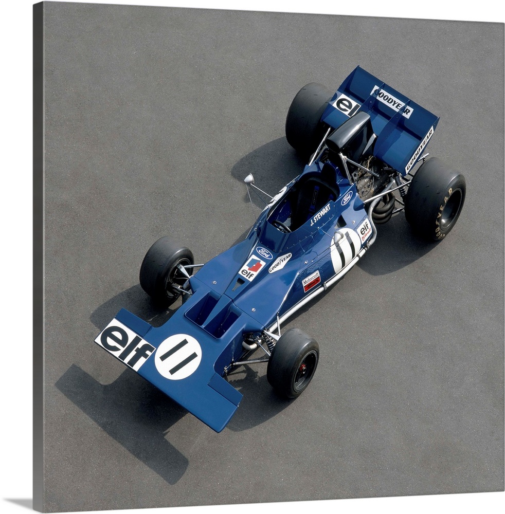 1970 Tyrell-Cosworth 001, 3.0 litre F1 single seater racing car. The original prototype car that launched the new Tyrell m...