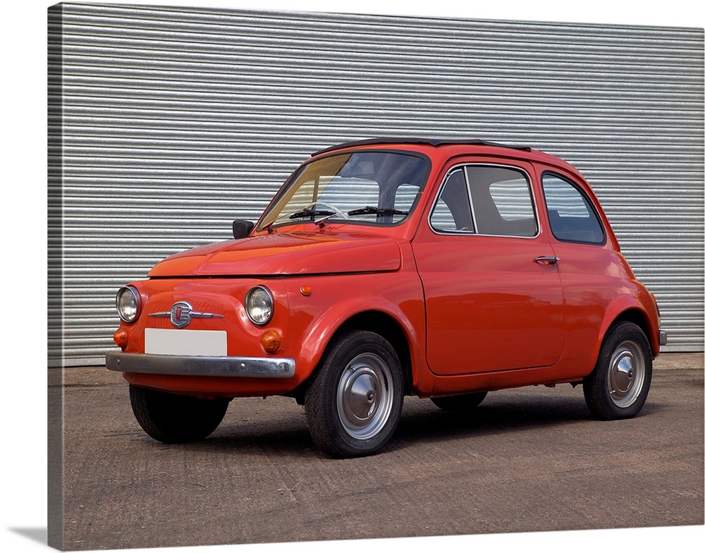 1972 Fiat 500 twin cylinder 499cc, 22bhp at 4600rpm. Original design by Dante Giacosa. Country of origin Italy..