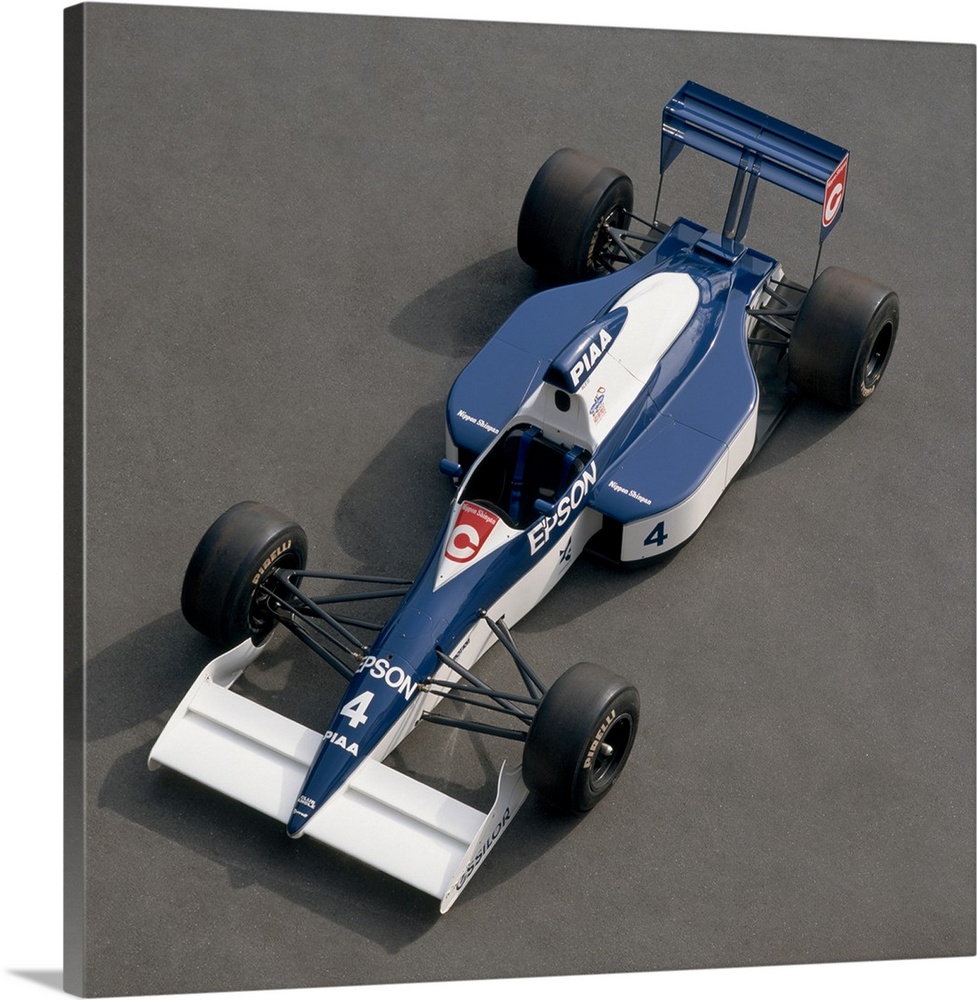 1989 Tyrrell-Cosworth 3.5 litre F1 single seat racing car. Driven by Jean Alesi. Country of origin United Kingdom..