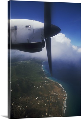 Aerial Beef Island Tortola British Virgin Islands