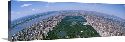 Aerial Central Park Manhattan New York City NY