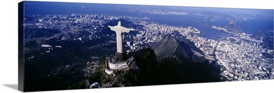 Aerial Rio de Janeiro Brazil