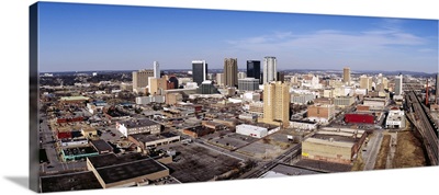 Aerial view of a city, Birmingham, Alabama