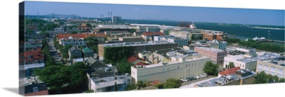 Aerial view of a city, Charleston, South Carolina