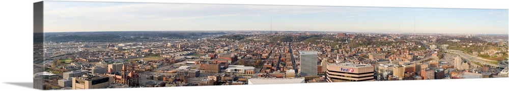Aerial view of a city Cincinnati Hamilton County Ohio