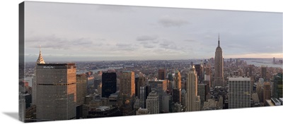 Aerial view of a city, Midtown Manhattan, Manhattan, New York City, New York State,
