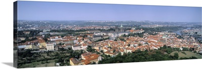 Aerial view of a city, Prague, Czech Republic