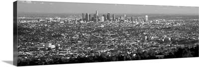 Aerial view of a cityscape, Los Angeles, California