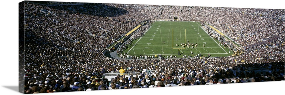 Aerial view of a football stadium Notre Dame Stadium Notre Dame Indiana