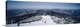 image thumbnail of This is a panoramic photograph of skiers heading down a mountain covered with powdery snow in the Appalachian Mountains.