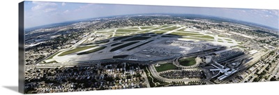 Aerial view of an airport, Midway Airport, Chicago, Illinois