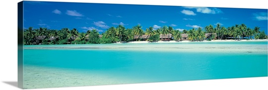 Aitutaki Atoll Cook Islands New Zealand Wall Art, Canvas Prints, Framed ...