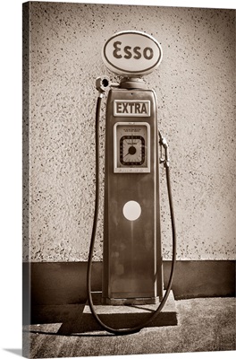 An Esso Petrol Pump From The First Half Of The 20th Century, Ireland