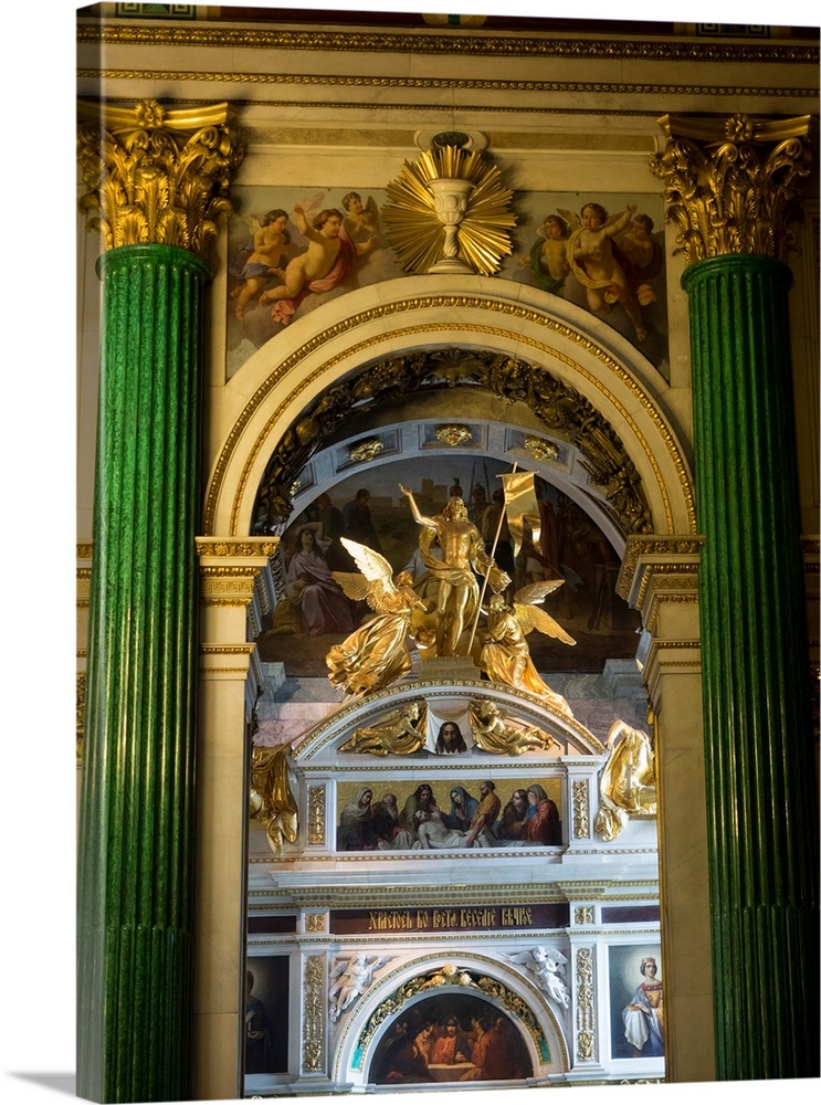 Angels at St Isaac's Cathedral, St. Petersburg, Russia