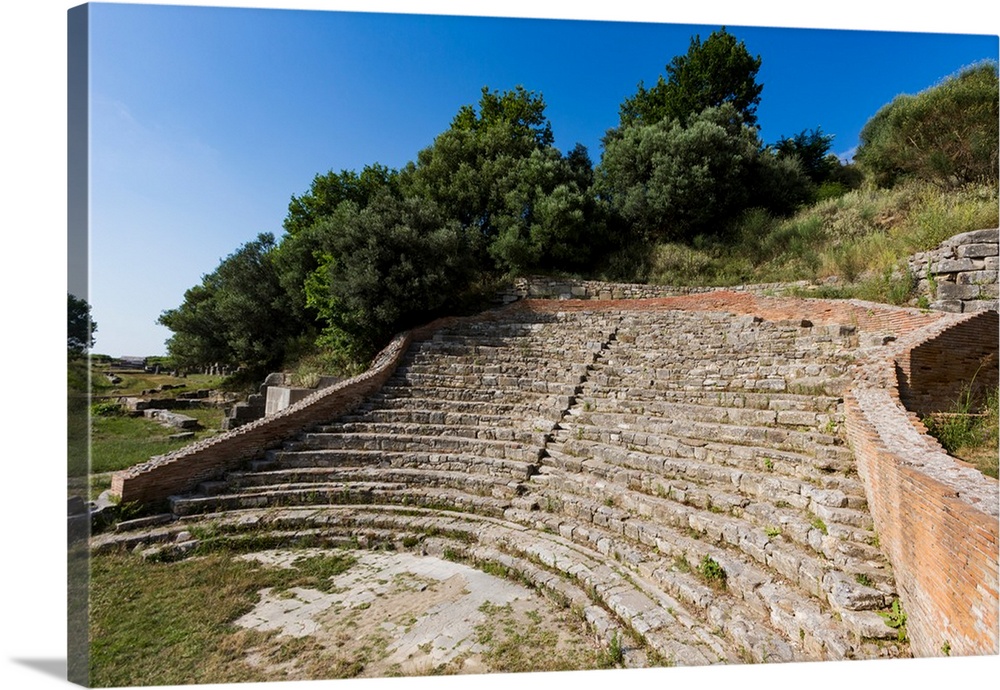 Apollonia, or Apoloni, Fier Region, Albania. Ancient Greek city founded in the 6th century BC which became one of Rome's m...