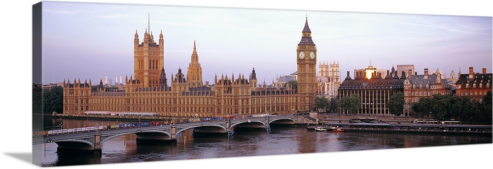 Sunset, Houses of Parliament, Westminster, London, England