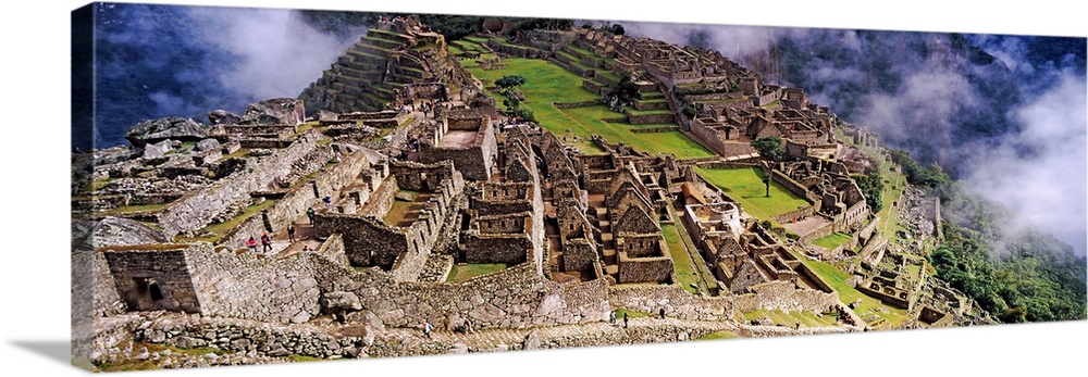 Archaeological site, Inca Ruins, Machu Picchu, Cusco Region, Peru, South America