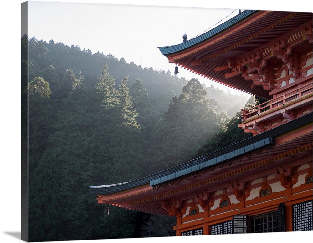 Architectural details of East Pagoda in Hieizan Enryaku-ji Temple, Mount Hiei, Sabato, Kyoti Prefecture, Japan