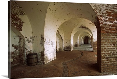 Archway in a fort, Fort Pulaski, Savannah, Georgia