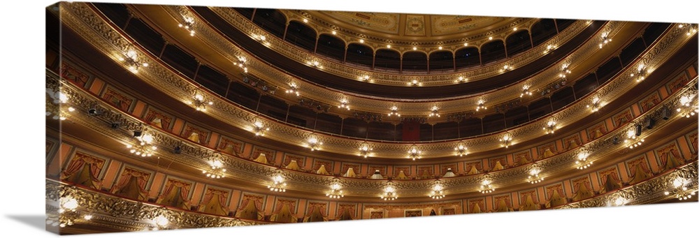 Argentina, Buenos Aires, Colon Theater, interior