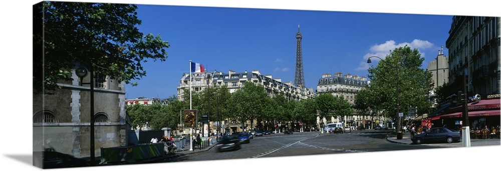 Avenue de Tourville & Eiffel Tower Paris France