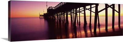 Balboa Pier at sunset, Newport Beach, Orange County, California