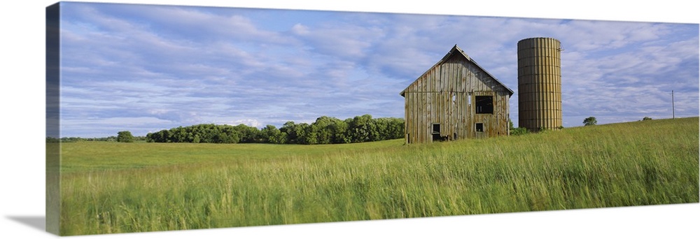 Barn in a field, Otter Tail County, Minnesota