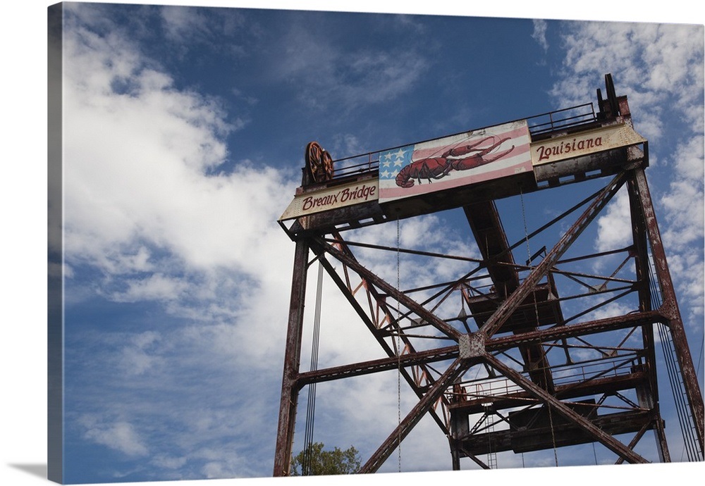 Bayou Teche River, Breaux Bridge, St. Martin Parish, Louisiana Wall Art