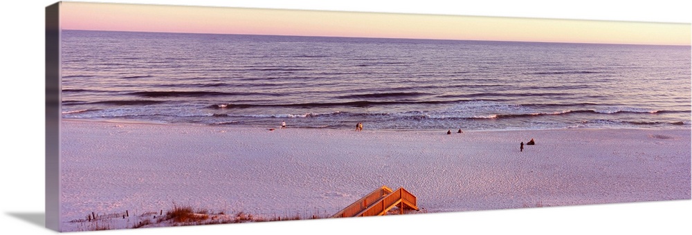 Beach at sunset, Gulf of Mexico, Orange Beach, Baldwin County, Alabama
