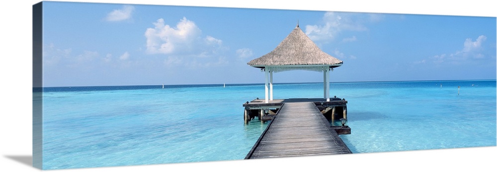BEACH PARADISE SCENERY IN MALDIVES WALL ARTS high quality wall Canvas home decor 