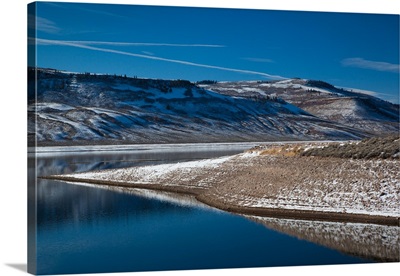 Blue Mesa Reservoir in winter, Curecanti National Recreation Area, Colorado