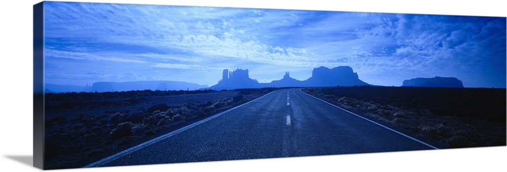 Blue Road Monument Valley National Park AZ Wall Art, Canvas Prints ...