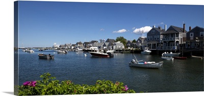 Boats at a harbor, Nantucket, Massachusetts