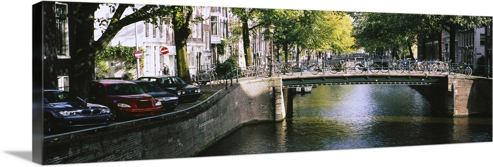 eb ontbijt Economisch Bridge across a channel, Amsterdam, Netherlands Wall Art, Canvas Prints,  Framed Prints, Wall Peels | Great Big Canvas