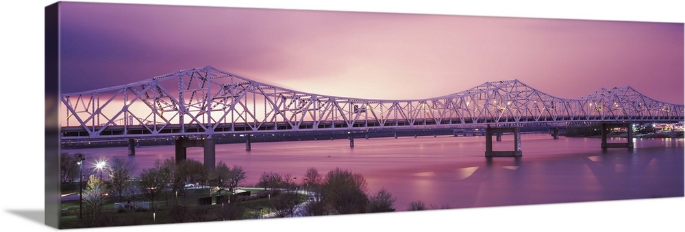  Louisville Wall Art Bridge, Louisville Print