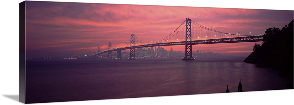 Bridge across a sea Bay Bridge San Francisco California