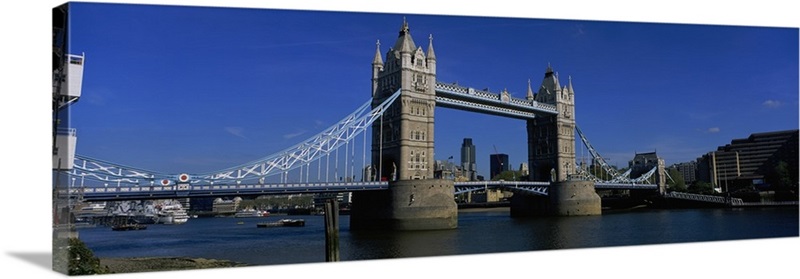 Bridge across the river, Tower Bridge, Thames River, London, England ...