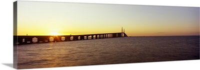 Bridge at sunrise Sunshine Skyway Bridge Tampa Bay St. Petersburg Pinellas County Florida