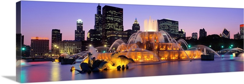 Buckingham Fountain Chicago IL | Great Big Canvas