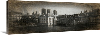 Buildings at the waterfront, Binnenhof, The Hague, South Holland, Netherlands