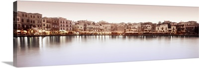 Buildings at the waterfront, Chania, Crete, Greece