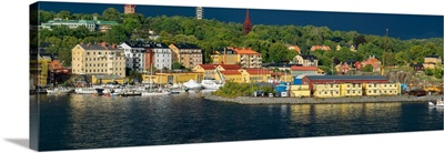 Buildings at the waterfront, Djurgarden, Stockholm, Sweden