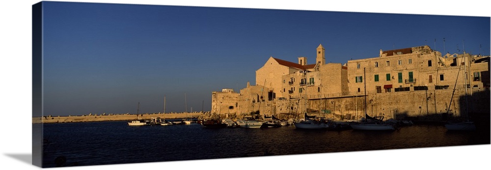 Buildings at the waterfront, Giovinazzo, Puglia, Italy