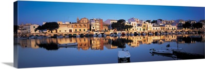 Buildings at the waterfront, Porto, Majorca, Spain