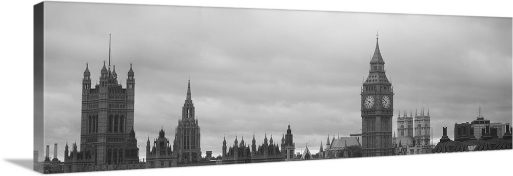 Buildings in a city, Big Ben, Houses Of Parliament, Westminster, London, England