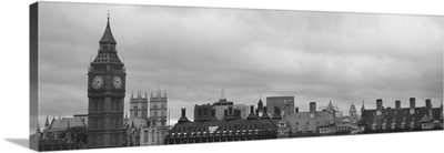 Buildings In A City, Big Ben, Houses Of Parliament, Westminster, London, England