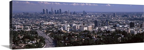 Buildings in a city, Hollywood, City Of Los Angeles, Los Angeles County ...