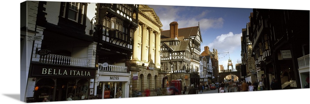 Buildings in a town Eastgate Clock Chester Cheshire England