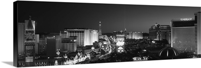 Buildings Lit Up At Night, Las Vegas, Nevada